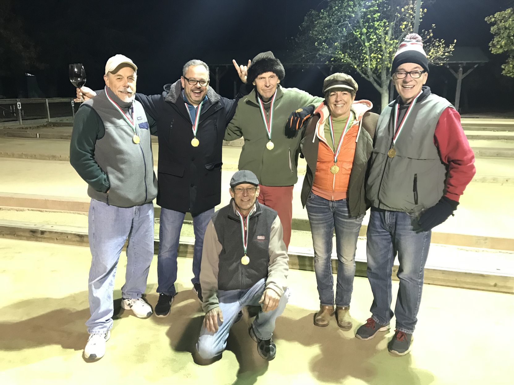 St. Helena fall bocce